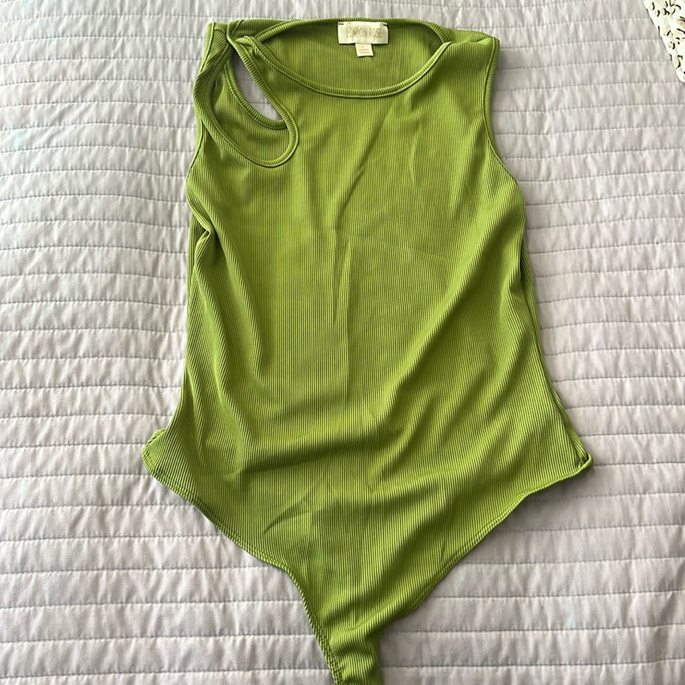 Green body suit